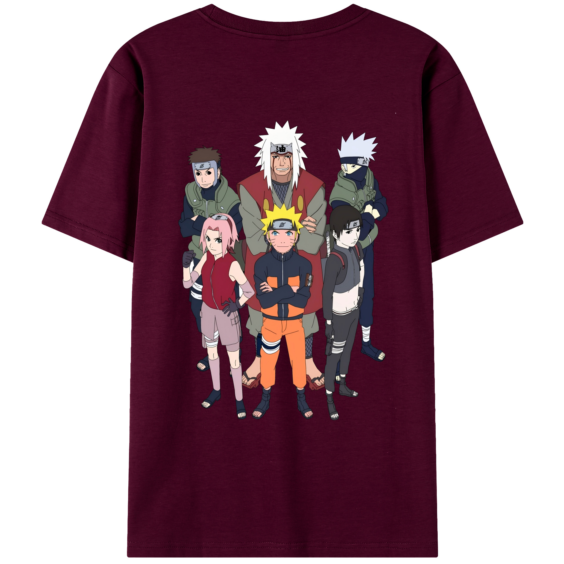 （画像用） NARUTO -ナルト- うずまき ナルト Uzumaki Naruto レディース半袖Tシャツ(バックプリント)